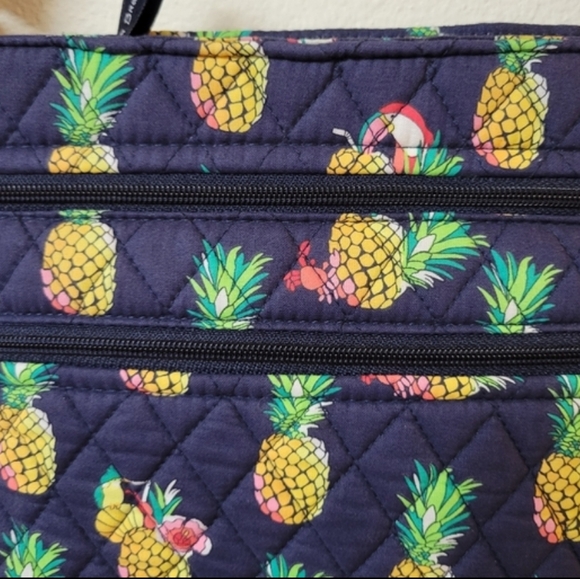 Vera Bradley Tropical Toucan Pineapple Print Crossbody Bag - Picture 5 of 14
